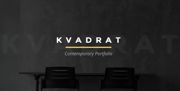 Kvadrat – Contemporary Portfolio WordPress Theme